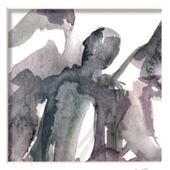 Original Angel watercolor art painting in mat, Frame ready Calling All Angels 20 - Picture 3 of 8